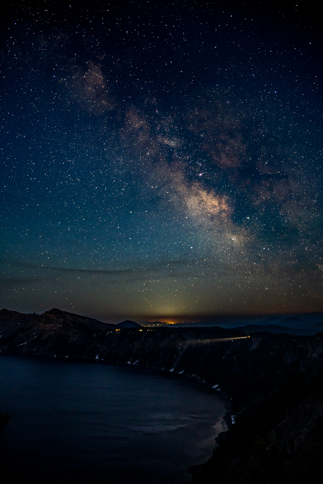 Starry Night over Crater Lake