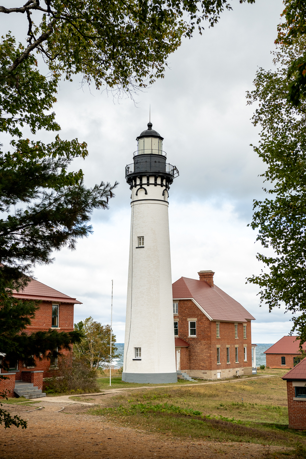 Windy day at Au Sable Light Station