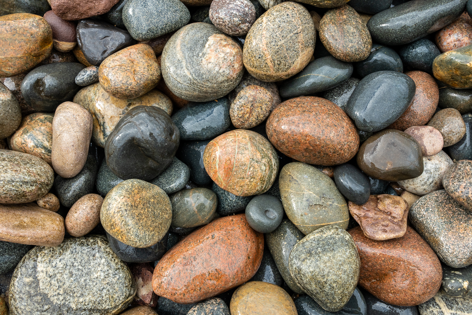 Rocks on the Lake Superior lakeshore