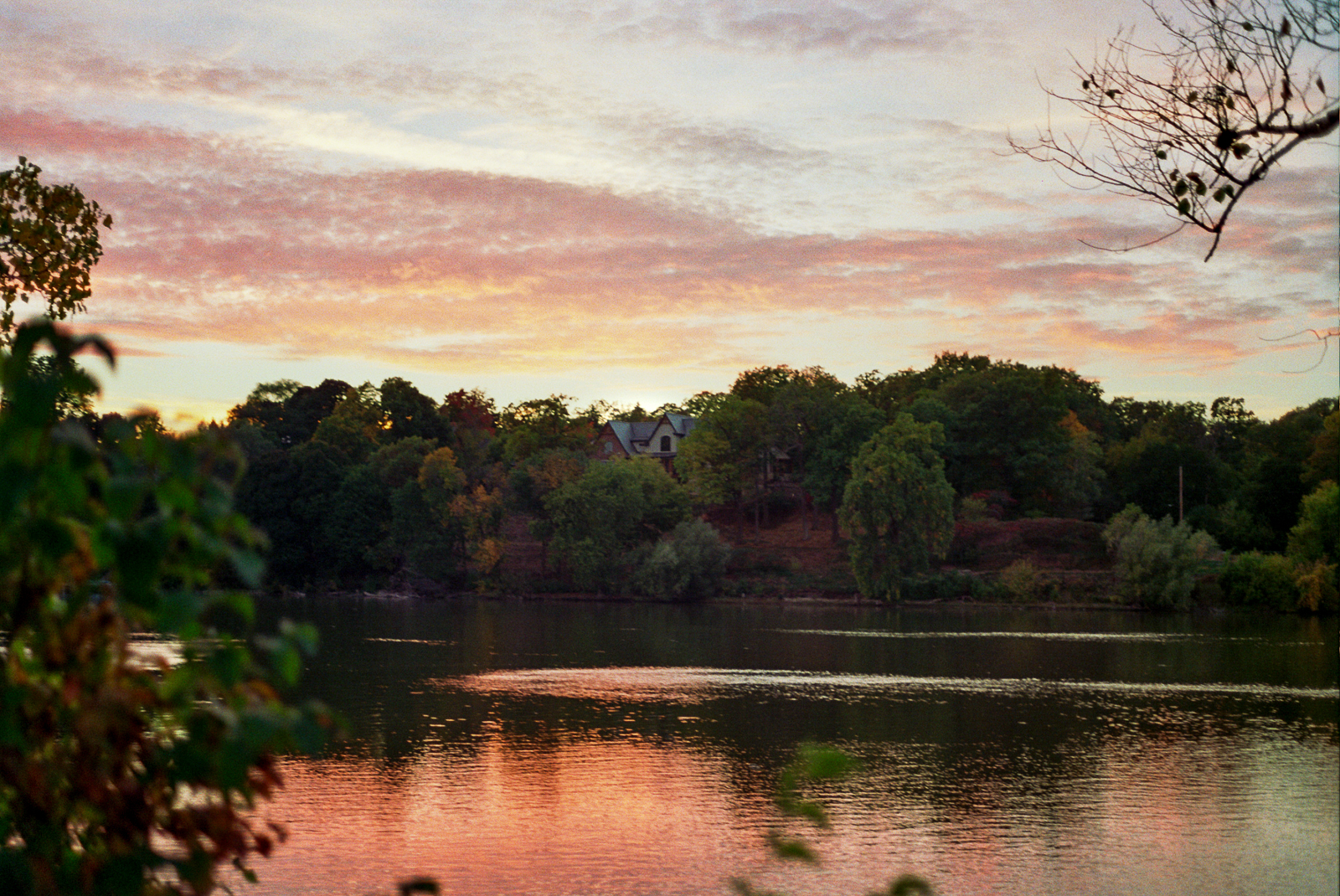 Mansion overlooking the Fox River